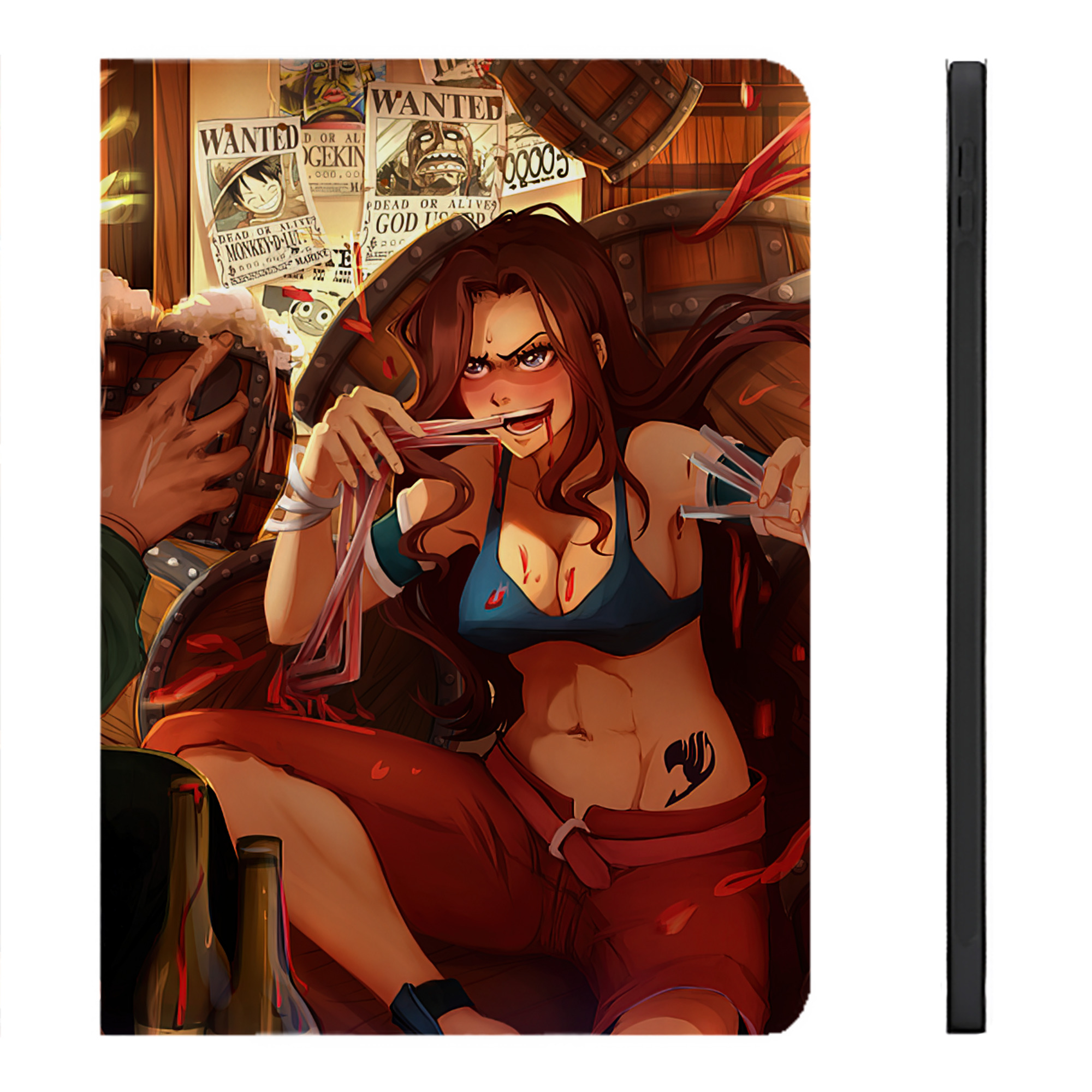 （画像用） ワンピース ONE PIECE IPadケース ペンホルダー付き ブックスタイルデザイン